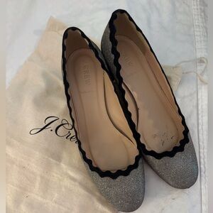 Vintage J Crew glitter shoe size 8